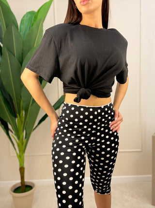 Shirt con spalline