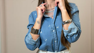 Bracciale cromo stretto